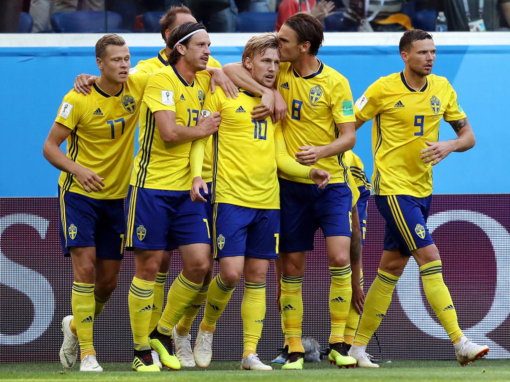 Suecia fue más competitivo a pesar de recibir varias ocasiones en contra. (Foto: Getty)