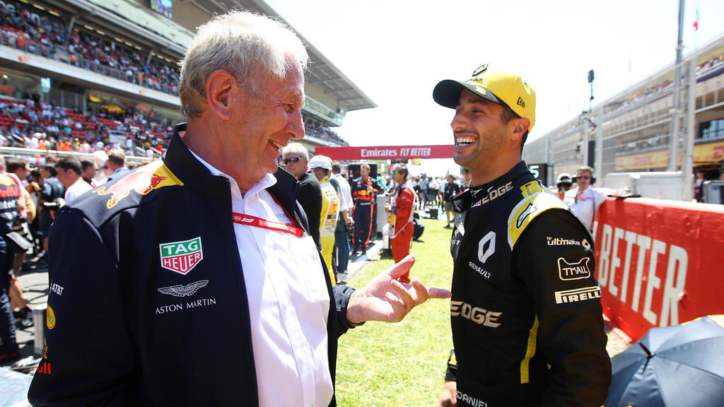 Daniel Ricciardo (r.) hat sein Lachen nach dem Wechsel zu Renault nicht verloren Daniel Ricciardo (r.) hat sein Lachen nach dem Wechsel zu Renault nicht verloren