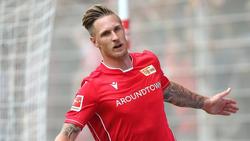 Hat viele neue Mitspieler bei Aufsteiger Union Berlin bekommen: Sebastian Polter. Foto: Andreas Gora
