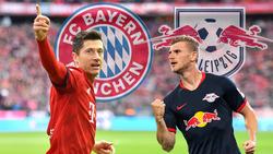 Robert Lewandowski und Timo Werner kämpfen um die Torjäger-Kanone