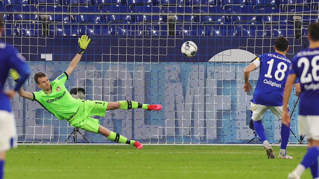 Das letzte Elfmetertor für den FC Schalke erzielte Daniel Caligiuri gegen Bayer Leverkusen im Juni 2020 Das letzte Elfmetertor für den FC Schalke erzielte Daniel Caligiuri gegen Bayer Leverkusen im Juni 2020
