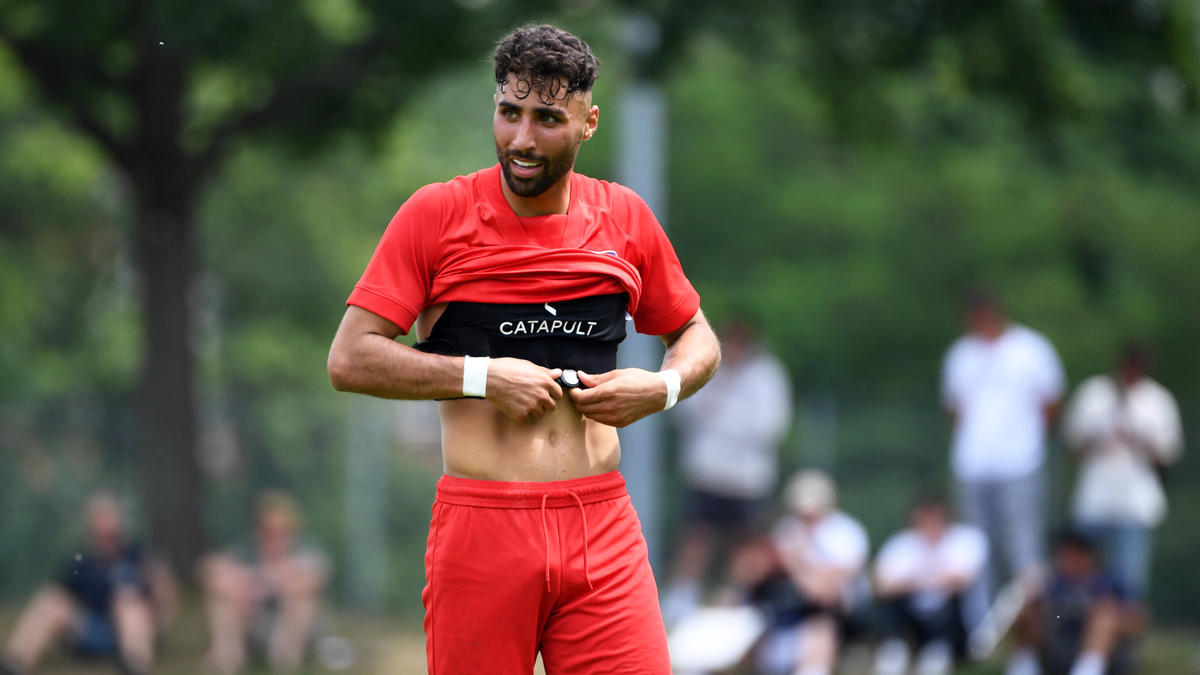 Nader El-Jindaoui kickt für Hertha BSC