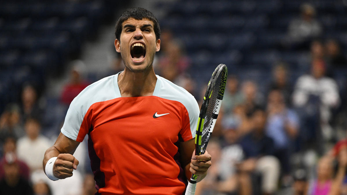 Tennis-Youngster Carlos Alcaraz steht im Viertelfinale der US Open