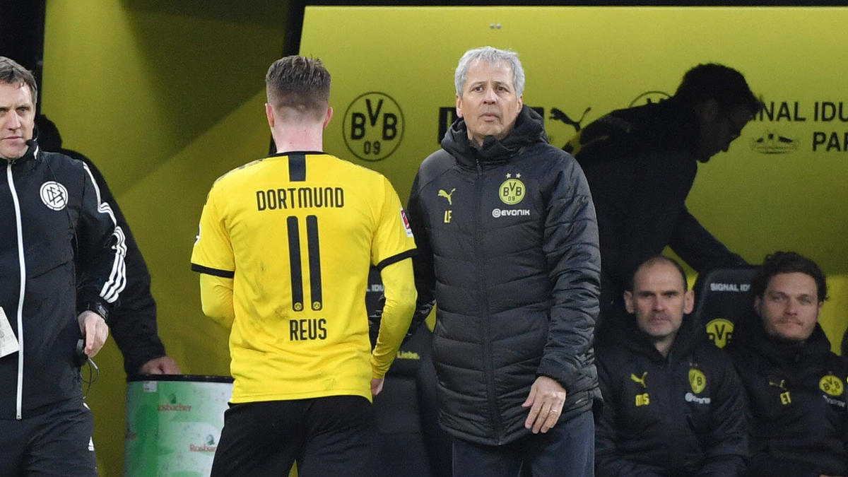 BVB-Coach Lucien Favre muss derzeit auf Marco Reus verzichten BVB-Coach Lucien Favre muss derzeit auf Marco Reus verzichten