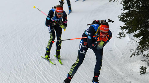 Vanessa Voigt und Sophia Schneider zählen zu den Hoffnungsträgerinnen im deutschen Biathlon