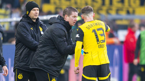 Mike Tullberg durfte als Trainer bei den BVB-Profis reinschnuppern