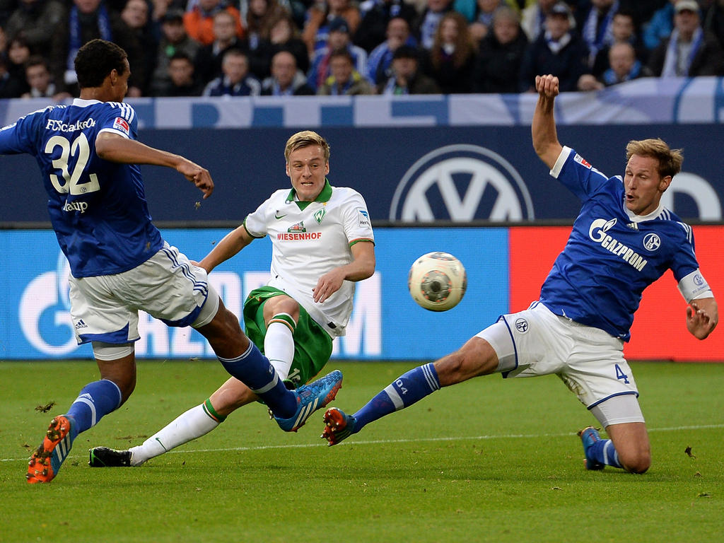 Felix Kroos erzielte gegen Schalke sein erstes Bundesligator