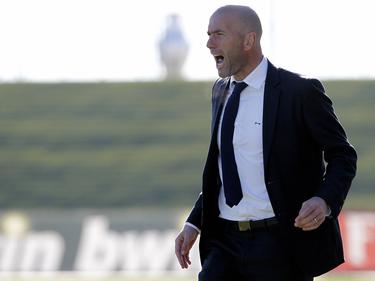 Zidane en el "mini"-derbi madrileño