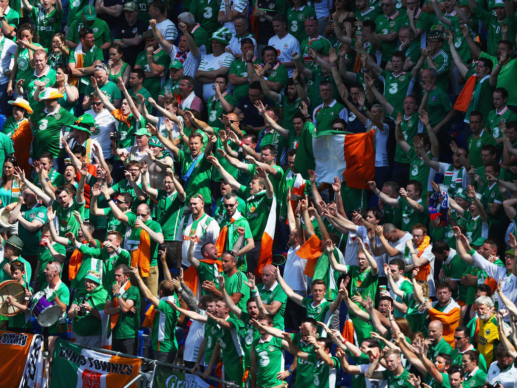 Die irischen Fans sorgten nicht nur auf den Tribünen für gute Stimmung