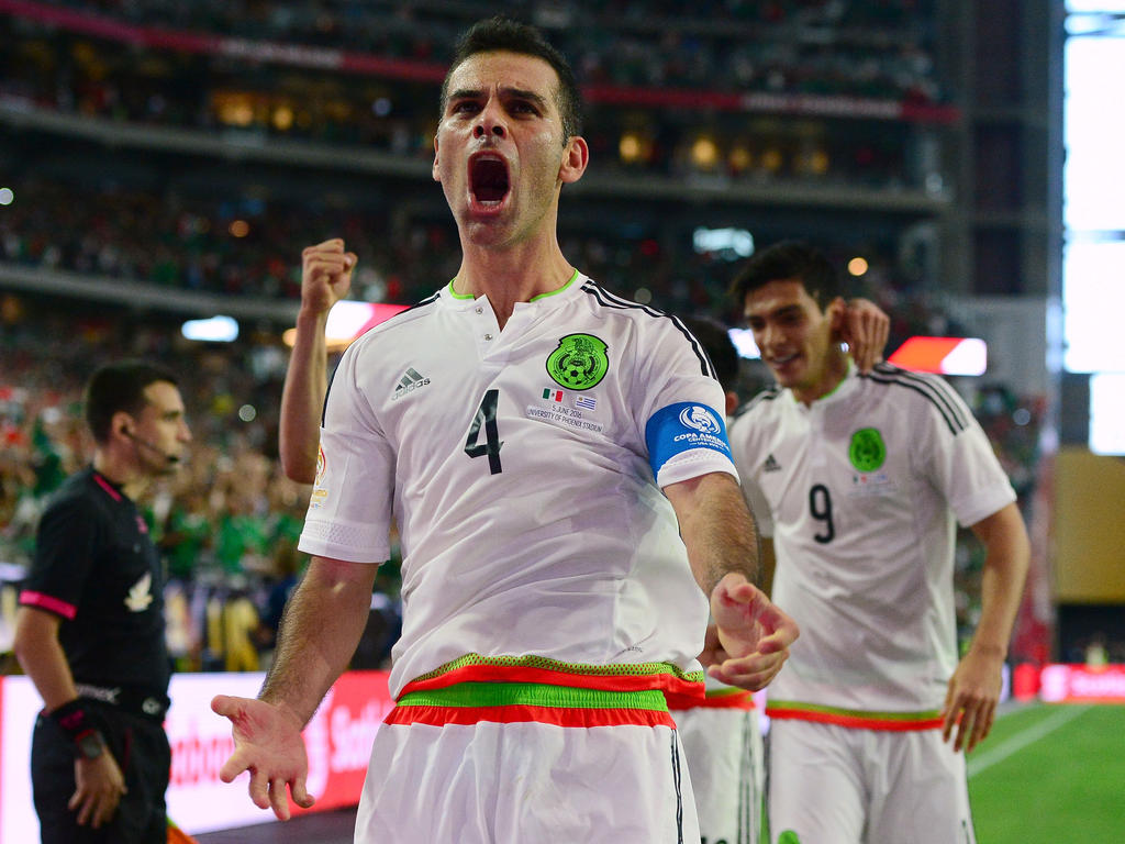 Rafa Márquez celebra un tanto con la selección mexicana. (Foto: Getty)