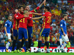 España fue muy superior a Italia en el Santiago Bernabéu. (Foto: Getty)