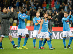 El Nápoles se queda con 39 puntos a uno del Inter. (Foto: Getty)