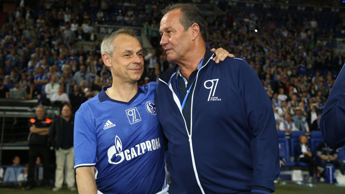 Legenden des FC Schalke 04: Olaf Thon und Huub Stevens
