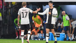 Die DFB-Stars Brandt (l.) und Havertz (r.) kennen sich schon lange