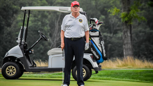 US-Präsident Donald Trump hat seinen Besuch bei Ryder Cup in New York angekündigt. (Archivbild)