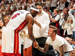 LeBron James (l.) will gemeinsam mit David Beckham in Miami ein MLS-Team etablieren
