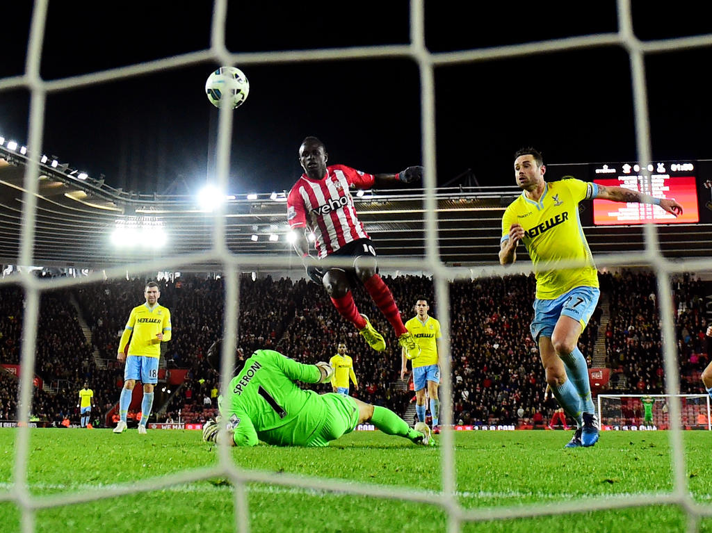 Sadio Mané marcó el 1:0 del Southampton ante el Crystal Palace. (Foto: Getty)