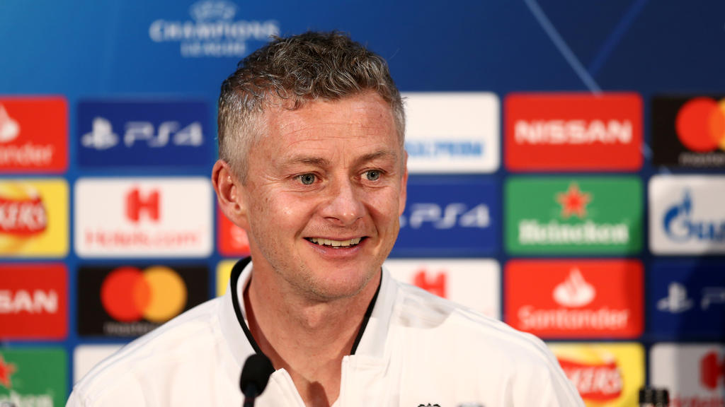 Ole Gunnar Solskjaer en rueda de prensa en Champions. (Foto: Getty)