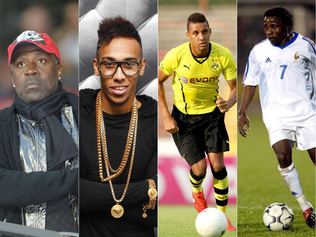 Pierre, Pierre-Emerick, Willy und Catilina Aubameyang