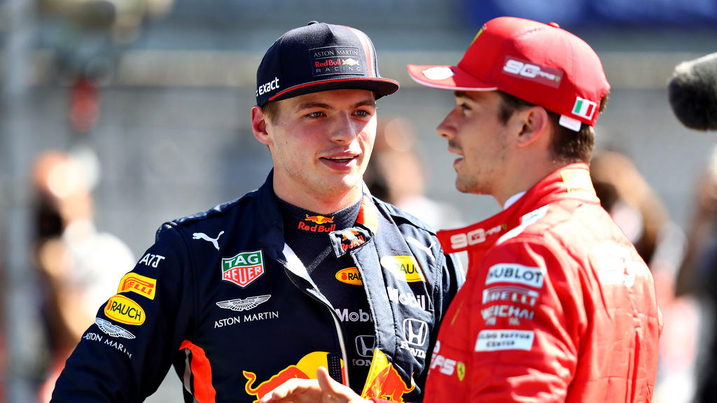 Max Verstappen und Charles Leclerc sind auf der Überholspur Max Verstappen und Charles Leclerc sind auf der Überholspur