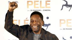 Offenbar auf dem Weg der Besserung: Pelé