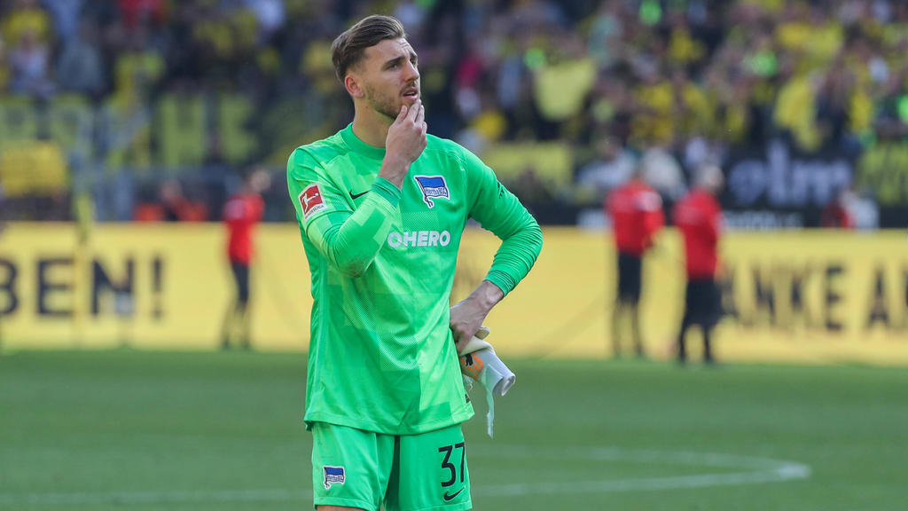 Torhüter Marcel Lotka wird der Hertha wohl weiter fehlen Torhüter Marcel Lotka wird der Hertha wohl weiter fehlen