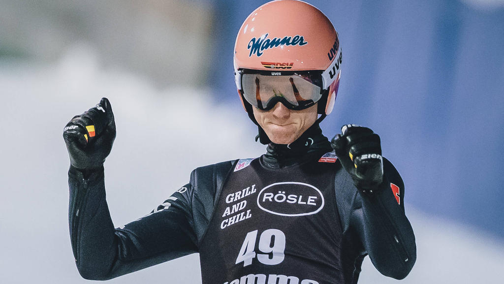 Karl Geiger hat das Gelbe Trikot erobert Karl Geiger hat das Gelbe Trikot erobert