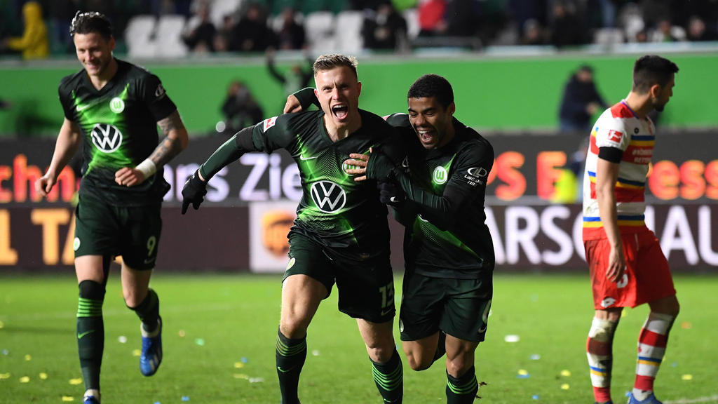 Wolfsburg jubelte insgesamt über vier Tore