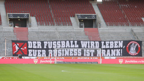 Transparent in der Cannstatter Kurve