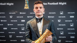 Xhaka wurde zum dirtten Mal als Schweizer Nationalspieler des Jahres ausgezeichnet