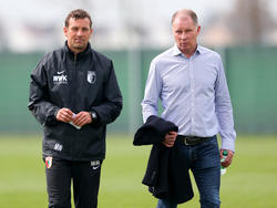 Zeichnen für die gute Arbeit beim FCA verantwortlich: Markus Weinzierl (l.) und Stefan Reuter
