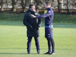 Hecking (l.) bekräftige erneut, dass Draxler (r.) beim VfL bleibt