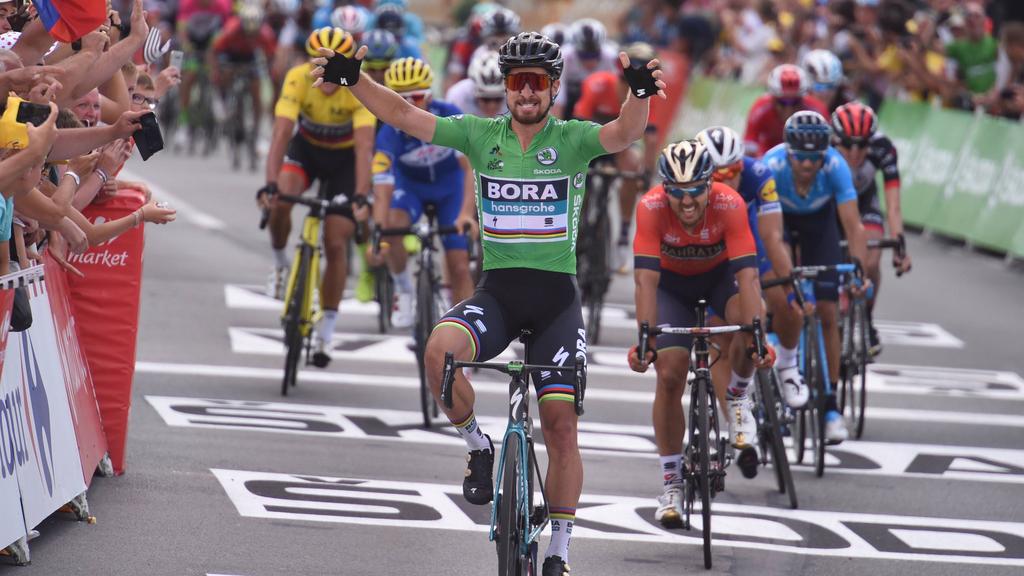 Peter Sagan holt sich seinen zweiten Etappensieg Peter Sagan holt sich seinen zweiten Etappensieg
