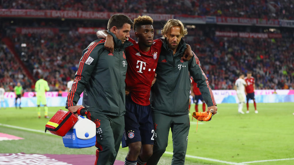 Kingsley Coman vom FC Bayern München hat sich erneut schwer verletzt