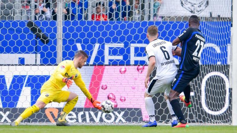 Der SC Paderborn kam in Sandhausen spät zum Ausgleich Der SC Paderborn kam in Sandhausen spät zum Ausgleich
