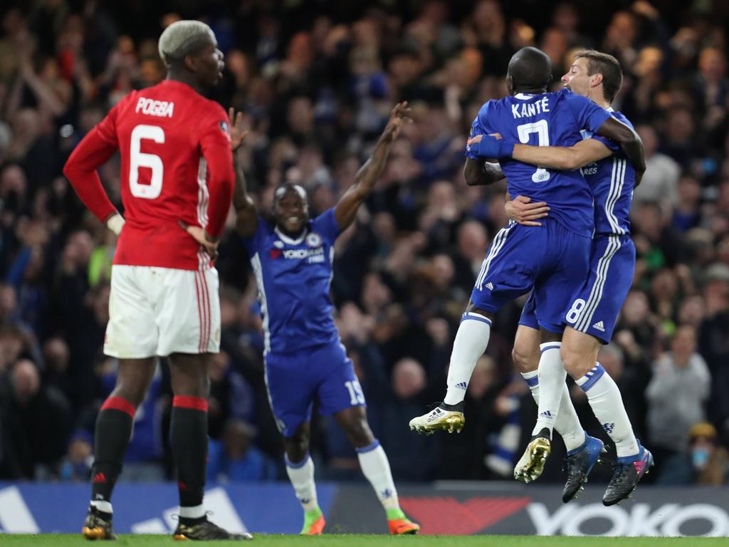 N'Golo Kanté hat Chelsea zum Sieg gegen Manchester United geschossen