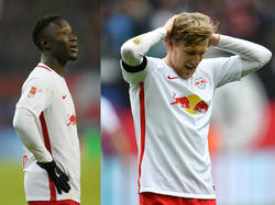Naby Keïta (li.) und Emil Forsberg müssen in Leipzig bleiben