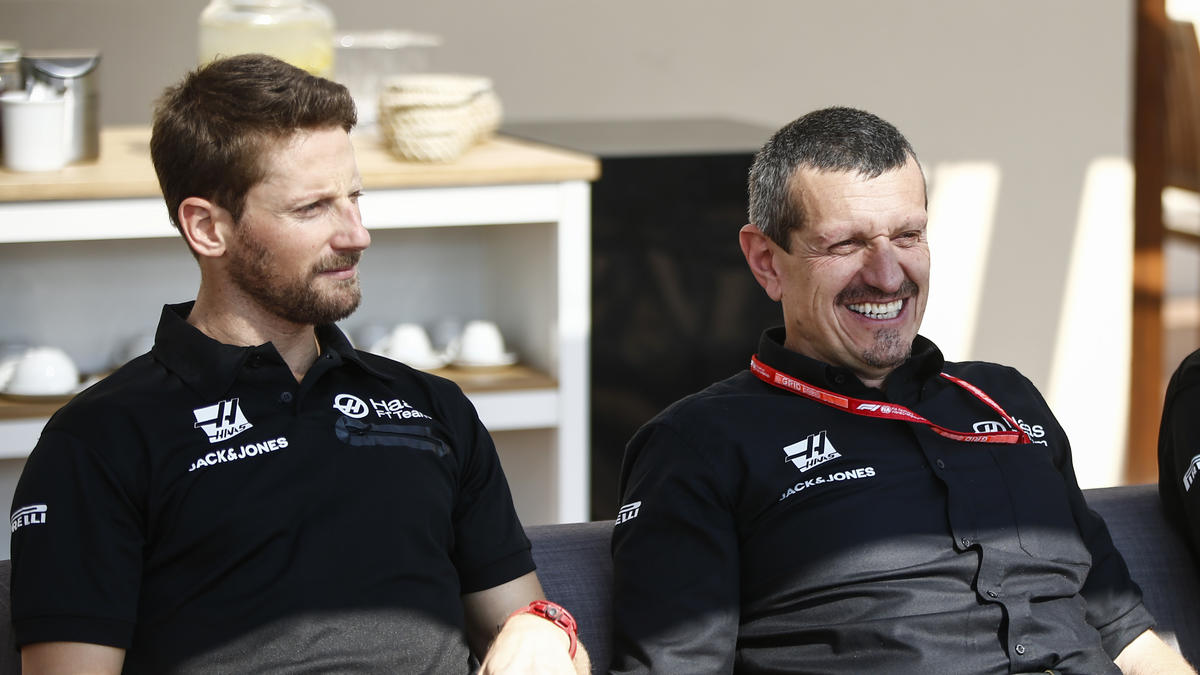Günther Steiner und Romain Grosjean haben weiter einen guten Draht