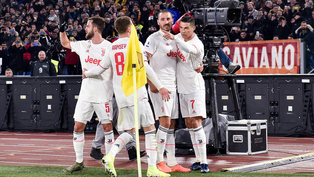 Juventus Turin feierte einen Sieg über AS Rom