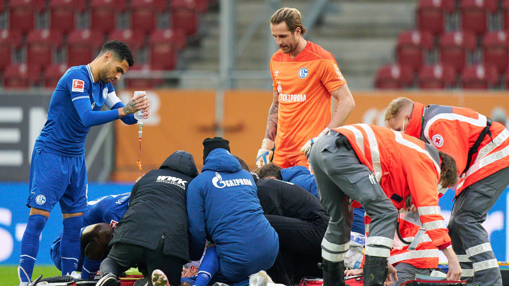 Mark Uth vom FC Schalke 04 verletzte sich gegen den FC Augsburg