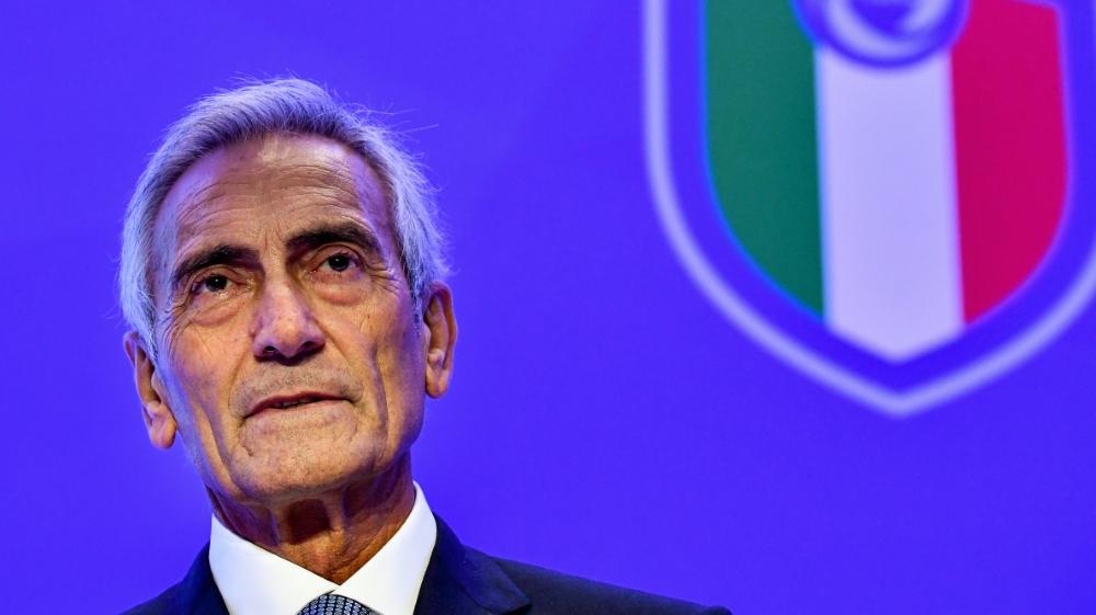 Italiens Fußball-Verbandschef Gabriele Gravina Italiens Fußball-Verbandschef Gabriele Gravina