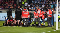 Kevin Müller musste im Spiel gegen Bochum ärztlich versorgt werden
