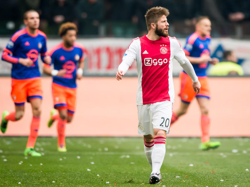 Bij Ajax krijgt opvallend genoeg Lasse Schöne een basisplaats in de kraker tegen Feyenoord. (07-02-2016) Bij Ajax krijgt opvallend genoeg Lasse Schöne een basisplaats in de kraker tegen Feyenoord. (07-02-2016)
