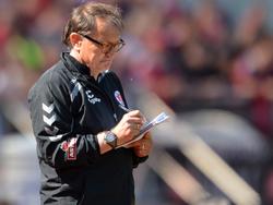 Ewald Lienen hat im Trainingslager erste Erkenntnisse gesammelt