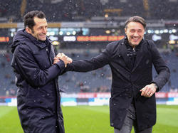 Gute befreundet: Bayern-Sportdirektor Salihamidzic (l.) und Niko Kovac
