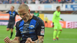 Sven Michel erzielte das 2:0 für den SC Paderborn