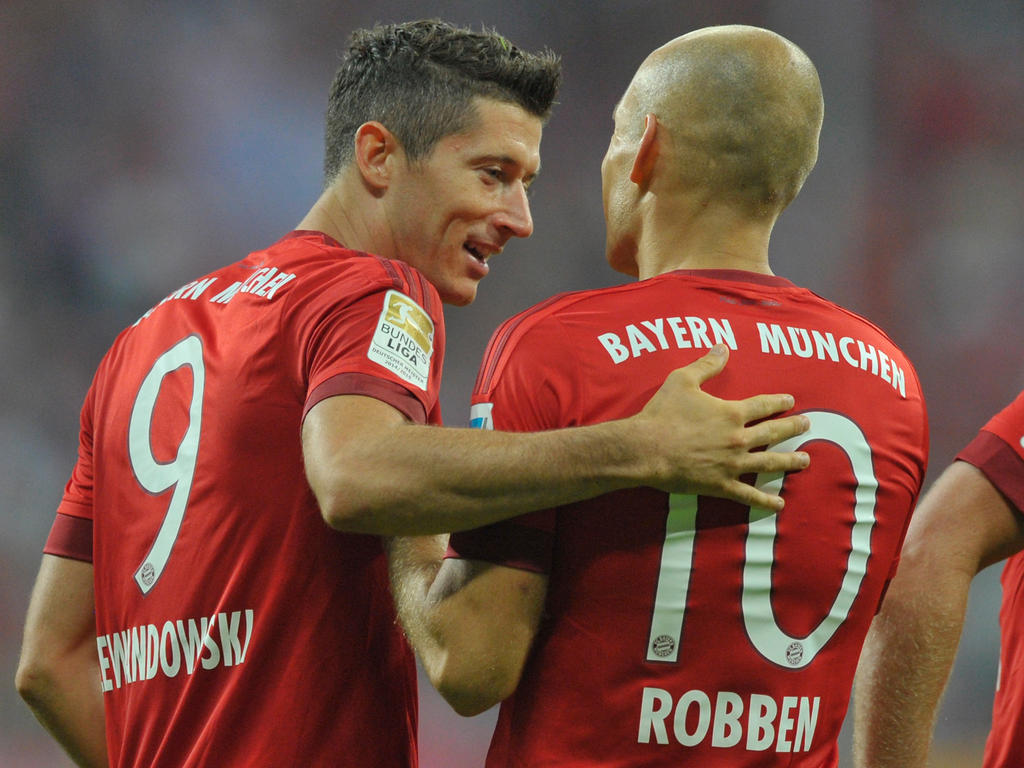 Arjen Robben und Robert Lewandowski stehen beim FC Bayern vor der Vertragsverlängerung