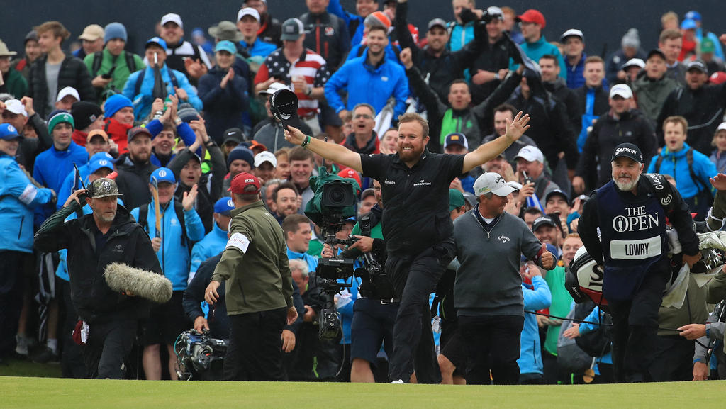 Shane Lowry hat erstmals ein Major-Turnier gewonnen Shane Lowry hat erstmals ein Major-Turnier gewonnen