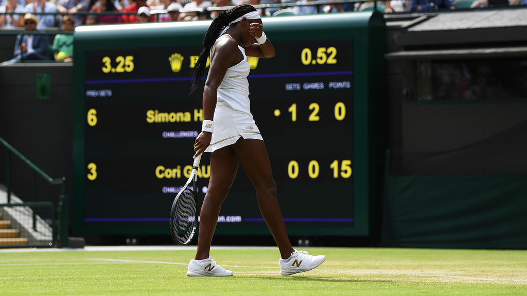 Cori Gauff ist in Wimbledon ausgeschieden Cori Gauff ist in Wimbledon ausgeschieden