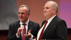 Sehen den FC Bayern gut aufgestellt: Uli Hoeneß (r.) und Karl-Heinz Rummenigge